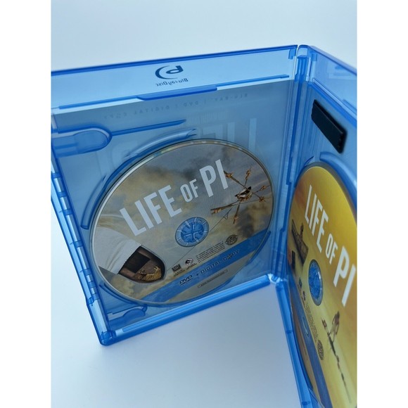 Life of Pi Blu-ray DVD Digital Copy 2013 2-Disc Set Like New Condition Oscar Win - Picture 4 of 5